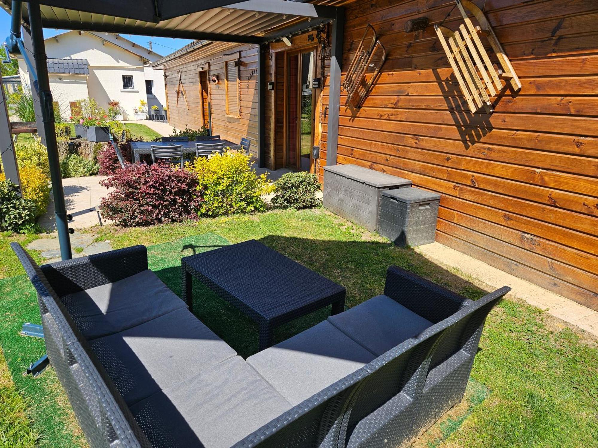 Chez Lavalou Gite 4* Chaleureux En Bois 란네메장 외부 사진