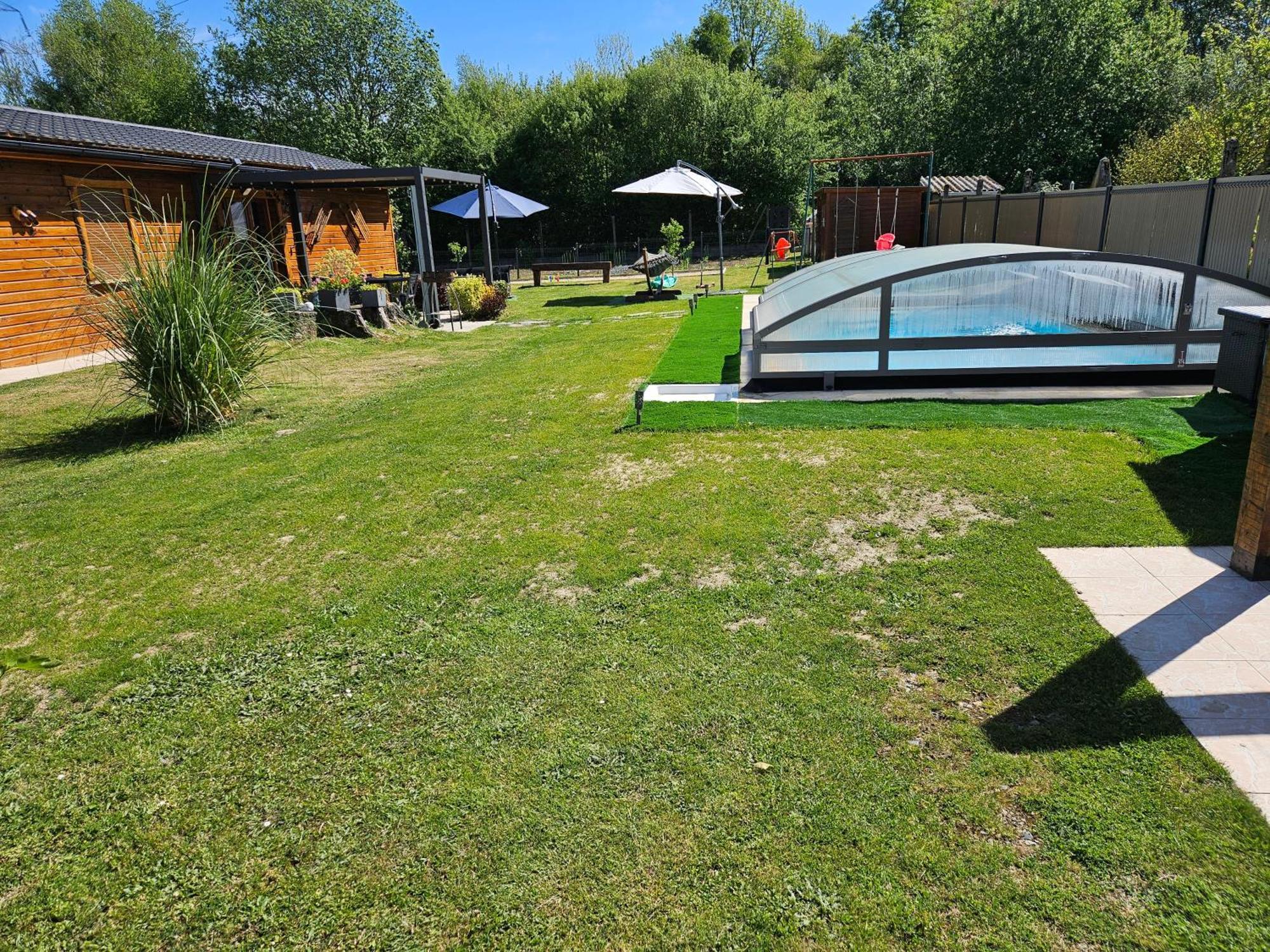 Chez Lavalou Gite 4* Chaleureux En Bois 란네메장 외부 사진